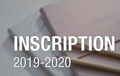Inscription pour l’année académique 2019-202